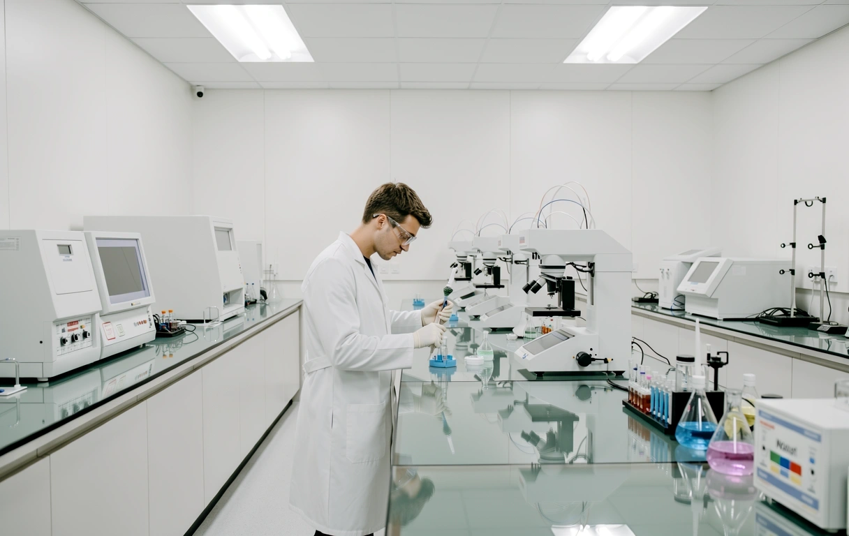 Controlled laboratory environment at Canton Research Labs